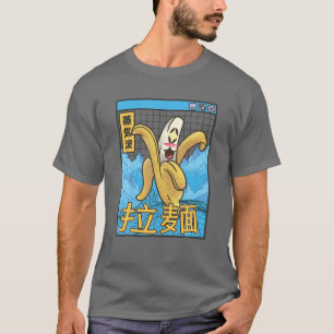 T-shirt Joyeux Banane numérique Japon style 80S Otaku Vapo