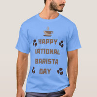 Joyeux barista national jour Premium Classic TShir