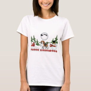 T-shirt Joyeux Beagle de Noël Paws