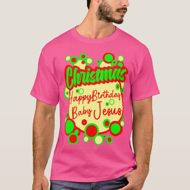 T-shirt Joyeux bébé Jésus (Devant)