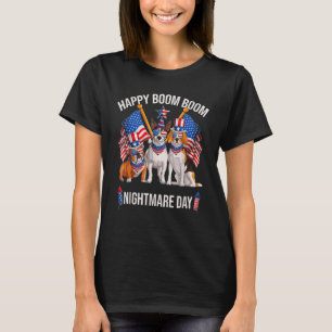 T-shirt Joyeux BOOM BOOM Nightmare Day 4 juillet Américain