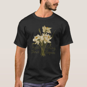 T-shirt Joyeux Bouquet Artistique De La Journée St Davids 