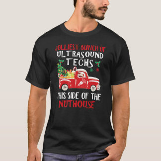 T-shirt Joyeux Bund'Ultrasound Techs Joyeux Noël