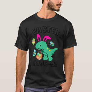 T-shirt Joyeux Bunny Dinosaure De Pâques Rex Pour Les Vaca