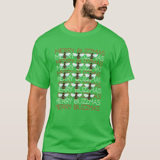 T-Shirt Joyeux Buzzmas (Devant)
