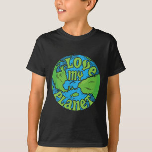 T-shirt Joyeux Cadeaux Jours des terres Sauvez Ma Planète 