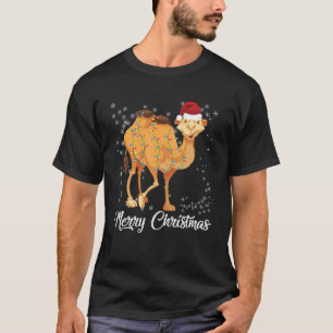 T-shirt Joyeux Camel de Noël Douille moche Père Noël Xma