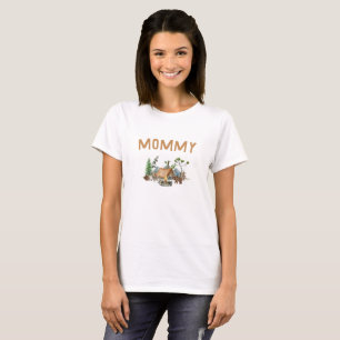 T-shirt Joyeux Camper aquarelle Woodland Mommy Anniversair