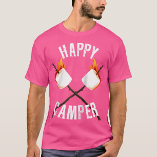 T-shirt Joyeux Camper feu Marshmallow Smores Lover