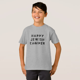 T-shirt Joyeux Camper Juif Sleepaway Rustic Summer Camp