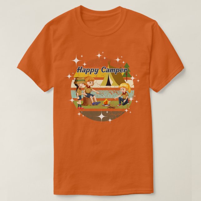 T-shirt joyeux campeurs 1 (Design devant)