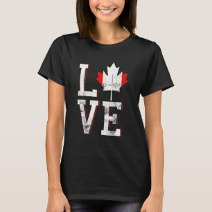 T-shirt Joyeux Canada Day I Love Canada Maple Leaf drapeau