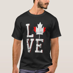 T-shirt Joyeux Canada Day I Love Canada Maple Leaf drapeau