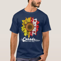 Joyeux Canada Day Maple Sunflower 1er juillet Indé