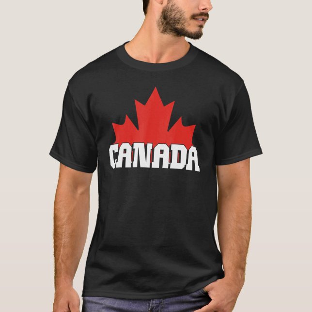 T-shirt Joyeux Canada Fête du Canada Mable Leaf Pays canad (Devant)
