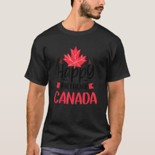 T-shirt Joyeux Canada Jour Feuille d'érable Canada Jour de