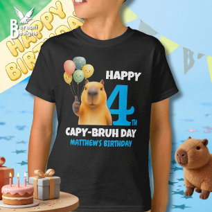 T-shirt Joyeux Cappy Bruh Anniversaire Casquette personnal