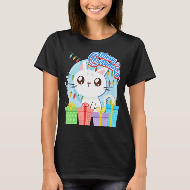 T-shirt Joyeux Catmas chats enfants (Devant)
