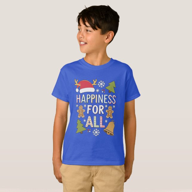 T-shirt Joyeux Cheer (Devant entier)