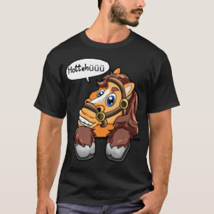 T-shirt Joyeux Cheval équitation Pony Funny noël