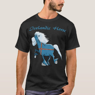 T-shirt Joyeux cheval islandais dit cheval