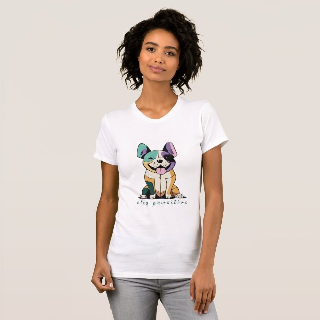 T-shirt Joyeux chien (Devant entier)