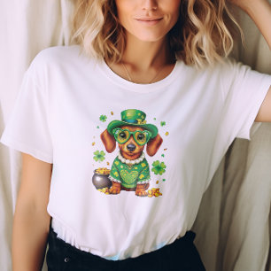 T-shirt Joyeux chien de Jour de la Saint Patrick