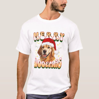 T-shirt Joyeux chien de Noël Woofmas