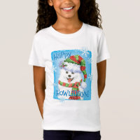Joyeux chien d'esquimau Howliday