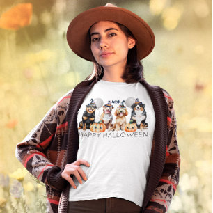 T-shirt Joyeux Chiens d'Halloween