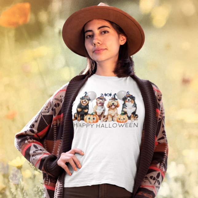 T-shirt Joyeux Chiens d'Halloween (Créateur téléchargé)
