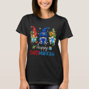 T-shirt Joyeux Chrismukkah Hanoukka Noël Juifs Gnomes