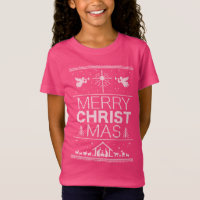 Joyeux CHRISTmas Ugly Sweater Religieux chrétien