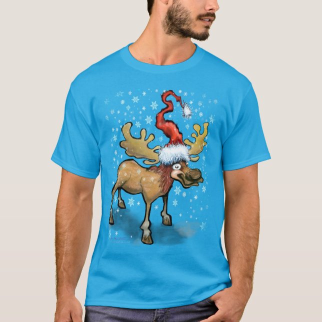 T-shirt Joyeux Christmoose (Devant)