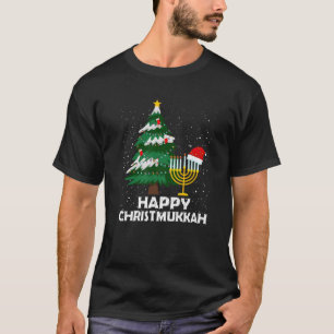 T-shirt Joyeux Christmukkah Hanoukka Chanukah juif Joyeux 