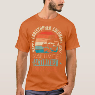 T-shirt Joyeux Christophe Colomb Day Italien Américain Na
