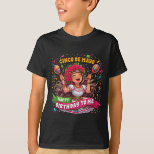 T-shirt Joyeux Cinco De Mayo Anniversaire Pour Moi Parti M