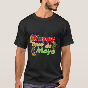 T-shirt Joyeux cinco de mayo drôle de célébration mexicain