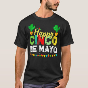 T-shirt Joyeux Cinco De Mayo Fiesta Mexicaine 5 De Mayo