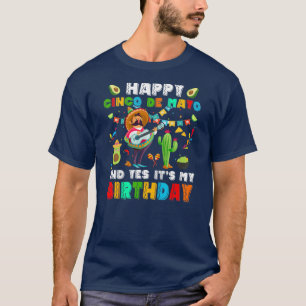 T-shirt Joyeux Cinco De Mayos et c'est mon homme d'anniver