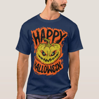 T-shirt Joyeux Citrouille Halloween JackoLantern