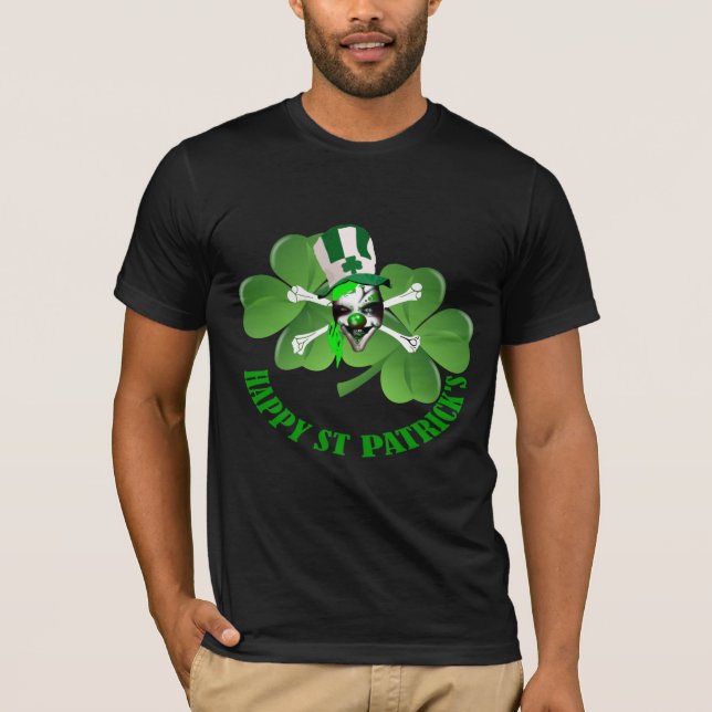 T-shirt Joyeux clown de St Patrick (Devant)