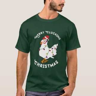 T-shirt Joyeux clucage de la veille de Noël Pyjama Drôle p
