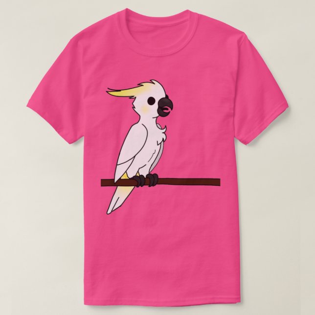 T-shirt Joyeux cockatoo sur perche (Design devant)