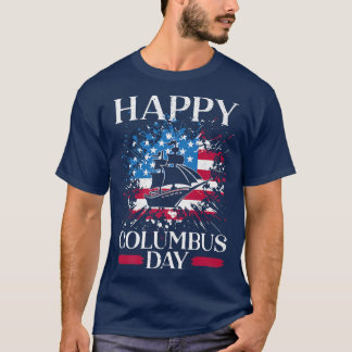 T-shirt Joyeux Columbus Day Christopher Columbus Italien N