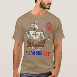 T-shirt Joyeux Columbus Day Christopher Columbus Italien N
