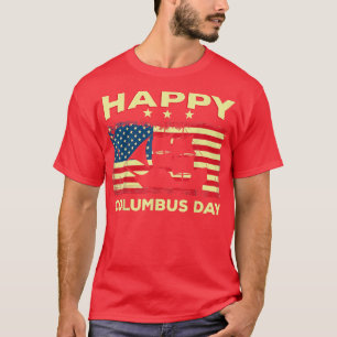 T-shirt Joyeux Columbus Day Discovery Italien Eplorer