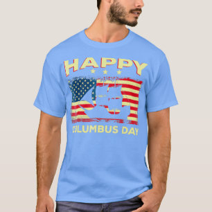 T-shirt Joyeux Columbus Day Discovery Italien Eplorer