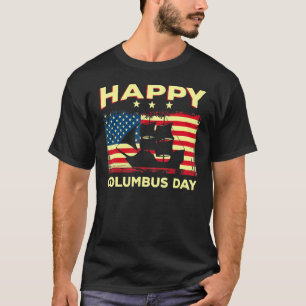 T-shirt Joyeux Columbus Day Discovery Italien Explorer