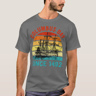 T-shirt Joyeux Columbus Day First Italian American Navigat